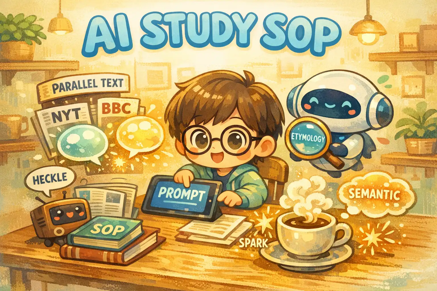 如何用 AI 做热点英语平行文本学习笔记？