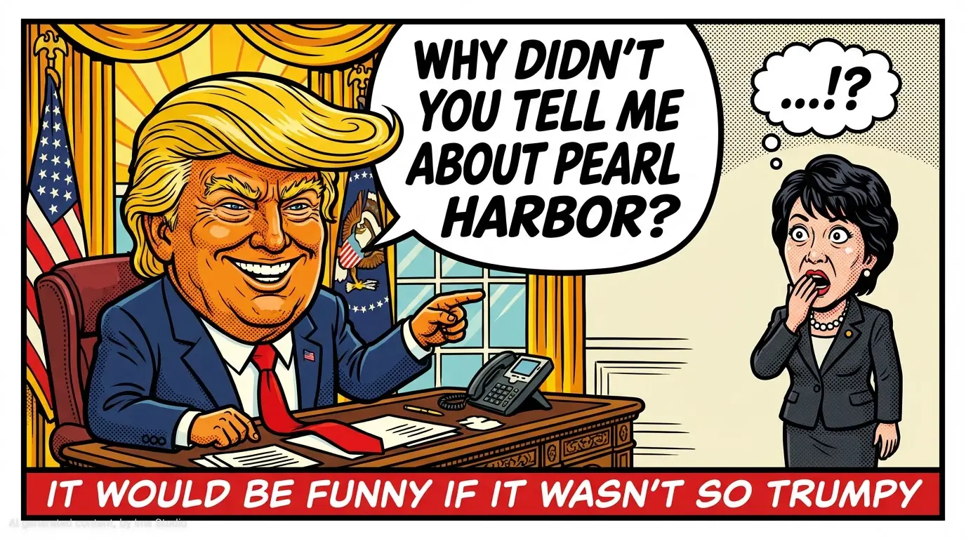 特朗普珍珠港玩笑外刊