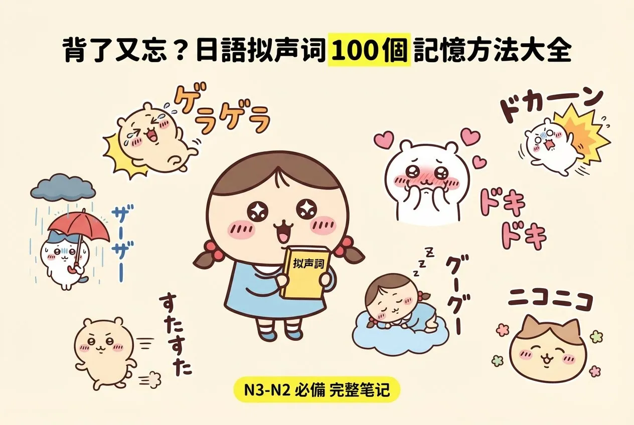 日语拟声词 100 个