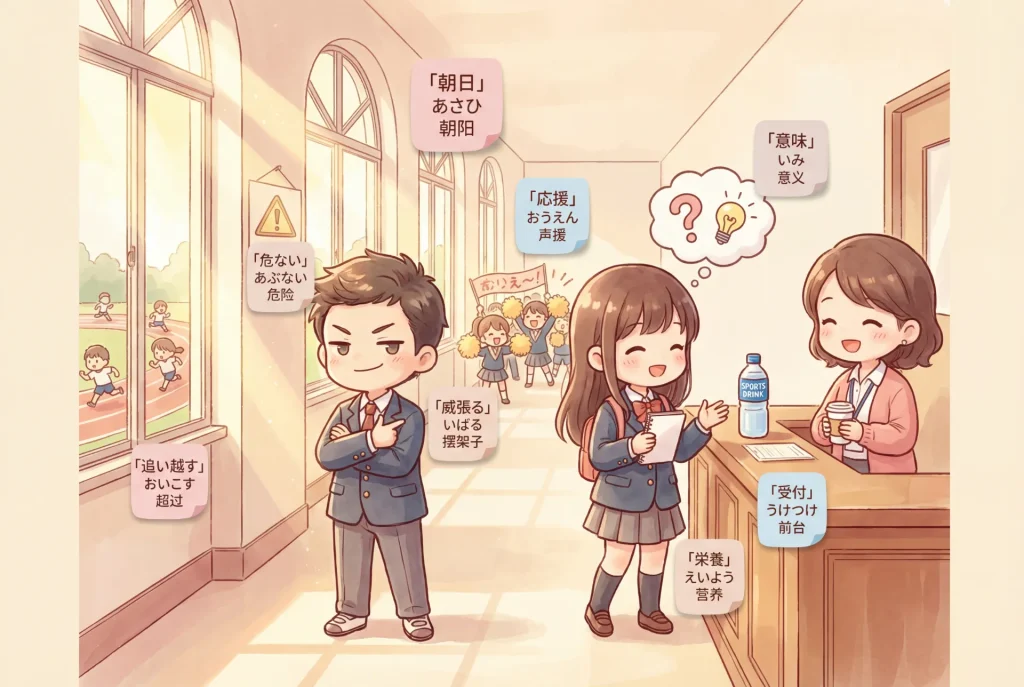 无敌绿宝书 N3 あ行词汇第1页（0001–0013）