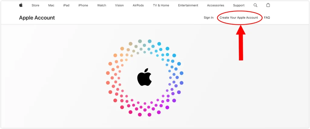 创建 Apple Account