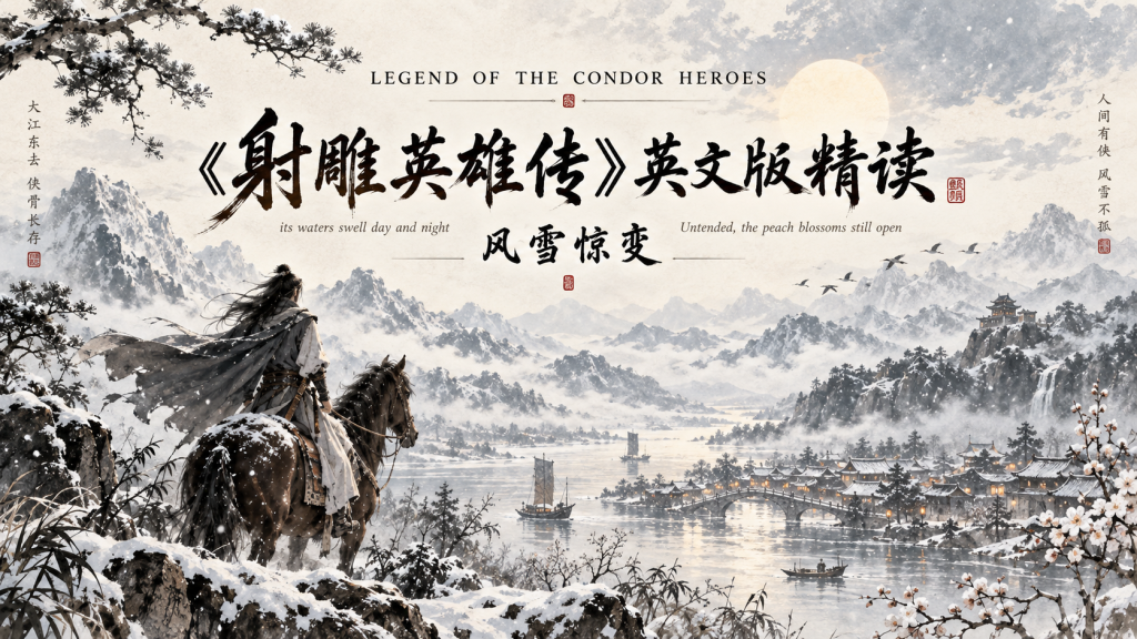 《射雕英雄传》英文版精读｜风雪惊变＋免费中英双语PDF