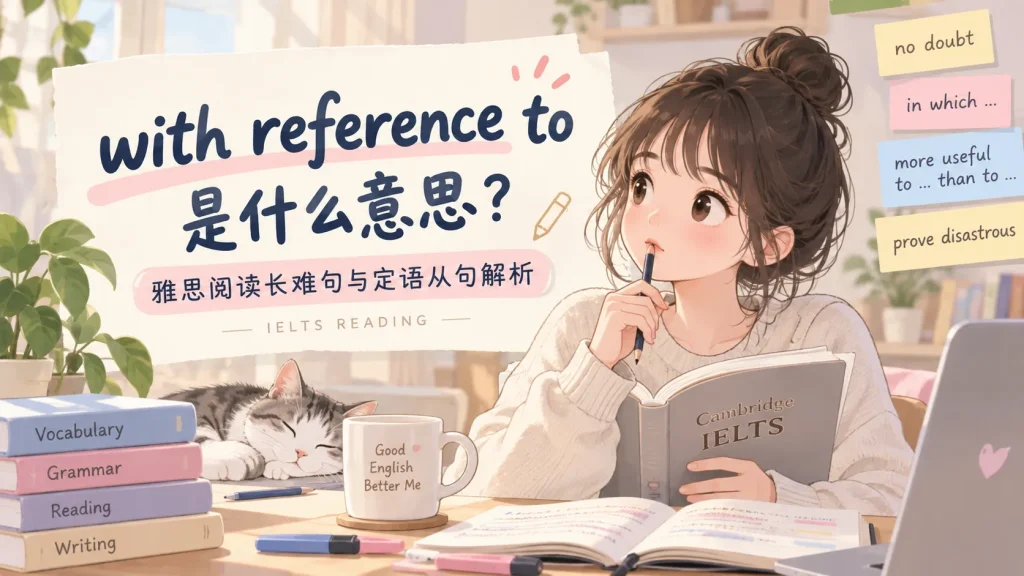 with reference to是什么意思？从雅思阅读原文学定语从句与比较结构